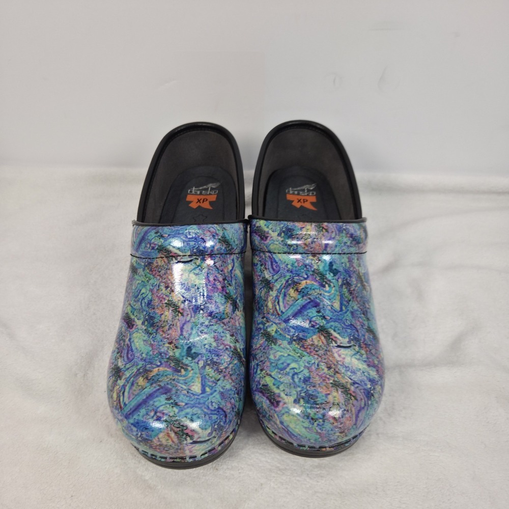 Dansko Womens XP 2.0 Swirl Patent Clog Size 40 US 9.5-10 - Picture 3 of 13